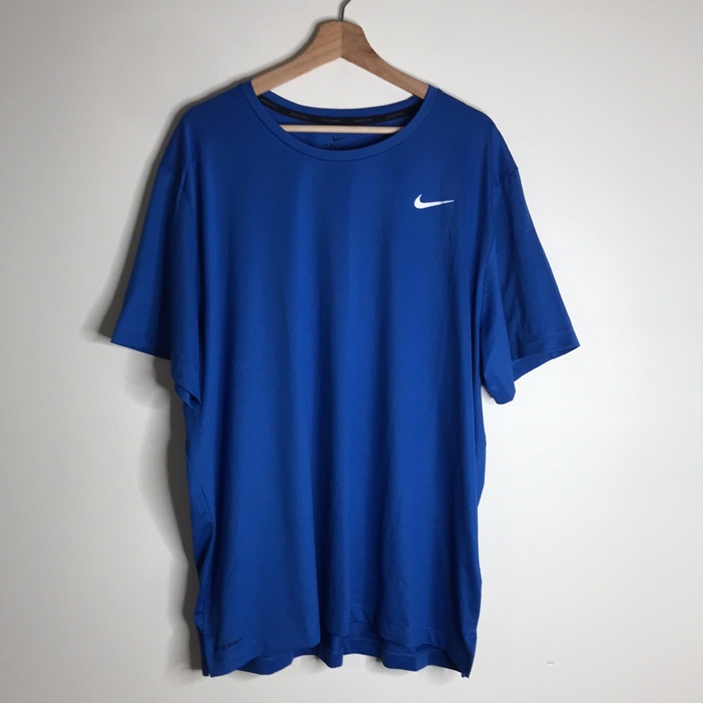 Nike dri-fit mens short sleeve standard fit training athletic shirt size‎ XXL